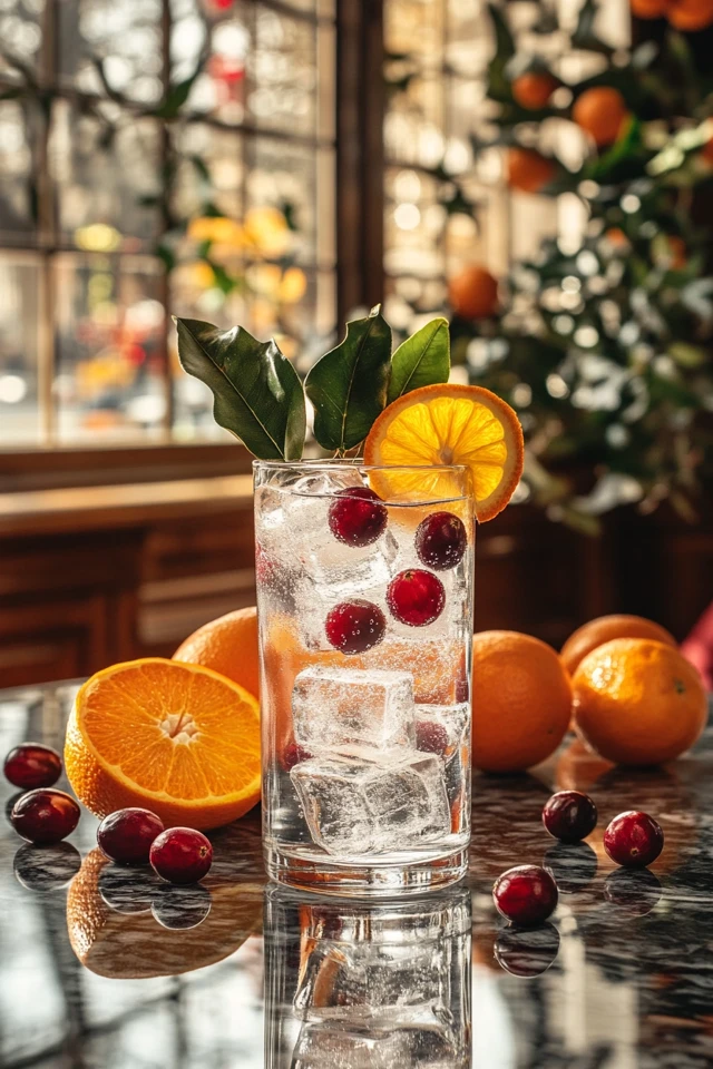 Cranberry Orange Infused Water: Sweet, Tart, and Refreshing