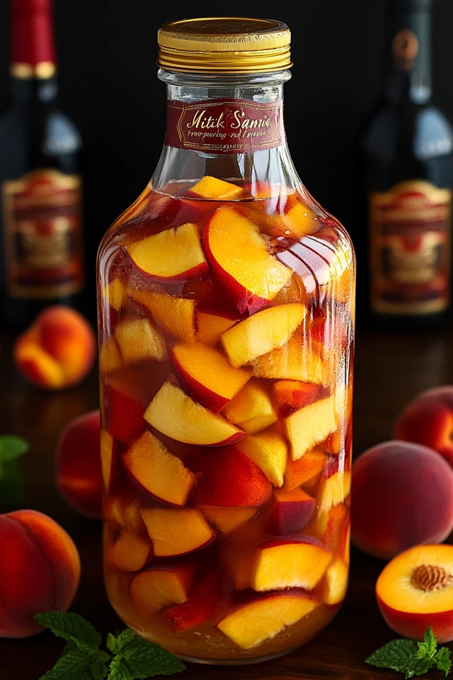 White Peach Sangria: Elegant and Refreshing