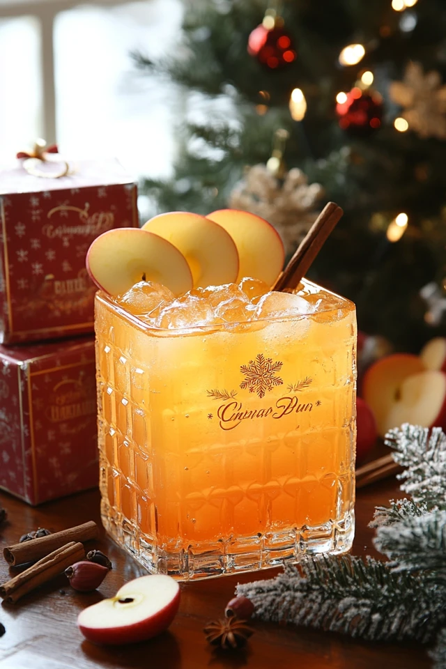 Sparkling Apple Cinnamon Punch: A Festive Holiday Drink