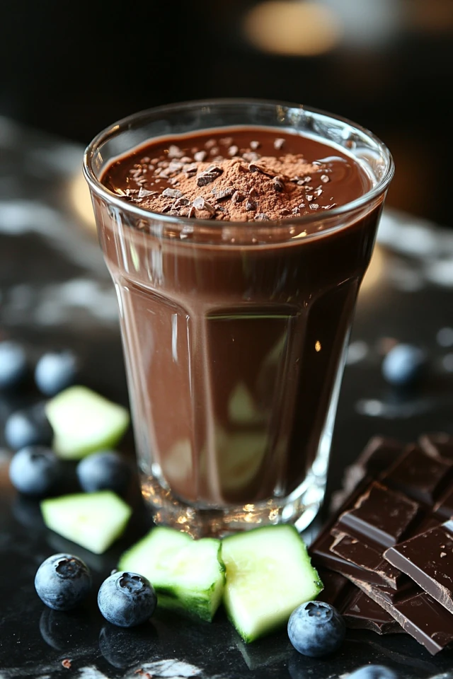 Chocolate Blueberry Protein Shake: Sweet, Rich, and Nutritious