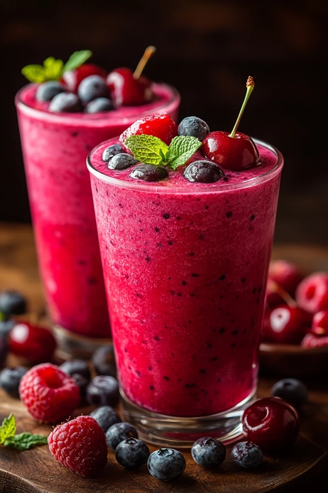 Cherry Berry Protein Shake: Sweet, Tart, and Nutrient-Packed