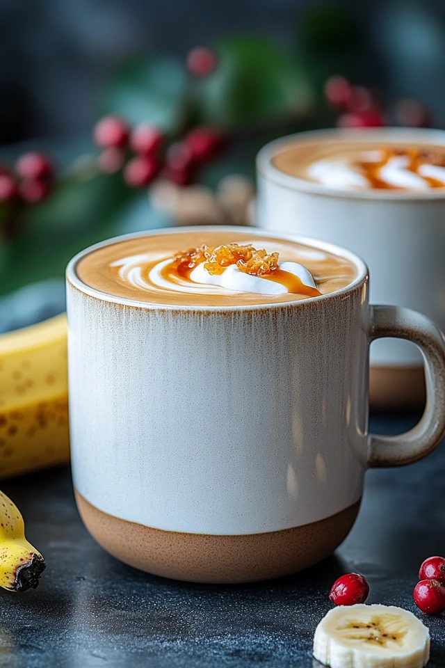 Caramelized Banana Latte: A Sweet and Creamy Coffee Treat