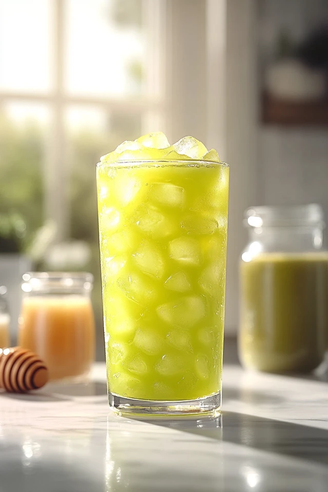 Iced Matcha Honey Latte: A Refreshing and Sweet Coffee Fusion