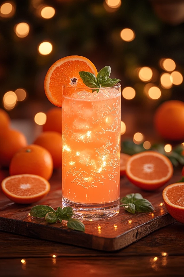 Tangerine Basil Lemonade: Sweet and Herbal