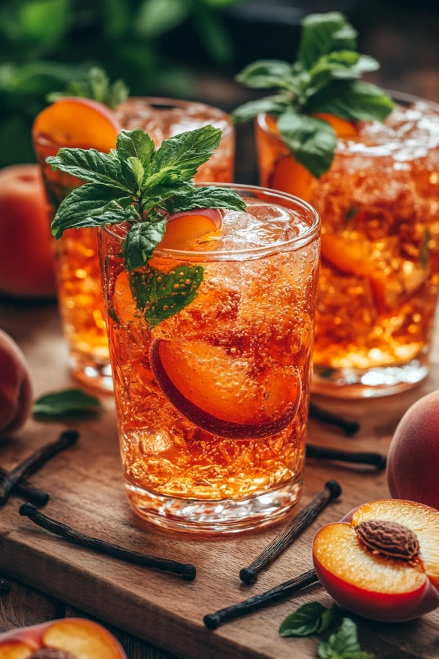 Peach Vanilla Iced Tea: Subtle and Sweet