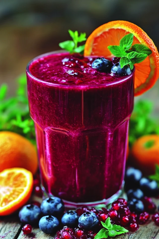 Blueberry Orange Juice: A Tangy Berry Delight