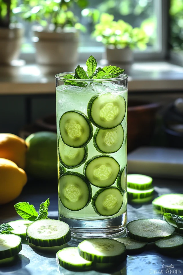 Cucumber Gin Cooler: A Fresh, Herbaceous Cocktail