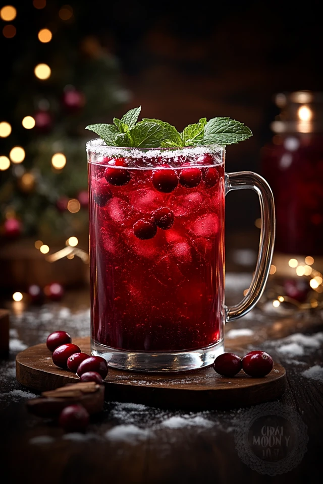 Cranberry Mojito Punch: A Sweet, Minty, Festive Drink